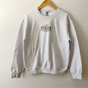 Vintage Alaska Crewneck Sweatshirt Size Medium Grey